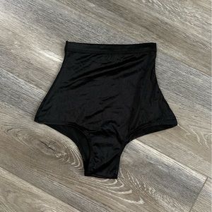 Black spandex rave bottoms